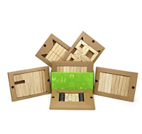 130 Piece Classroom Magnetic Wooden Block Set - 배송기간 14~21일-칭찬나라큰나라