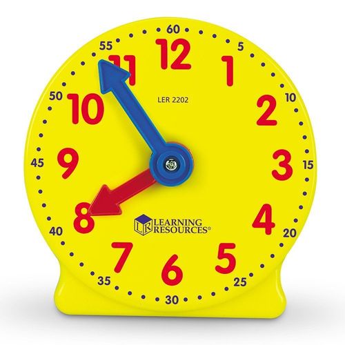 수학교구, 시계교구, 러닝리소스[EDU2202] 모형 시계 소그룹 세트 Big Time™ Geared Mini-Clocks (Set of 6)-칭찬나라큰나라