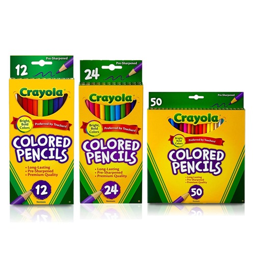일반색연필 (12색, 24색, 50색)-칭찬나라큰나라