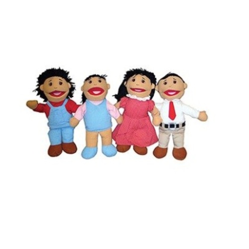 가족 인형극 세트 (백인/아시안/라틴계) - 배송기간 14일~21일(Marvel Family Puppet Set - Caucasian Family)-칭찬나라큰나라