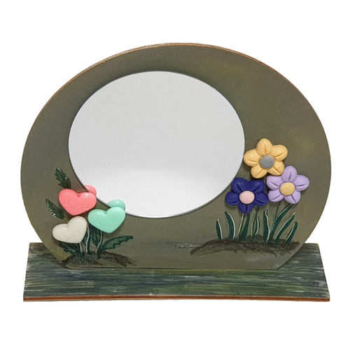 거울 꽃 스탠드액자 만들기(4종 택1)