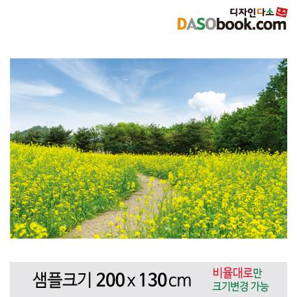 포토존현수막(유채꽃)-079-칭찬나라큰나라