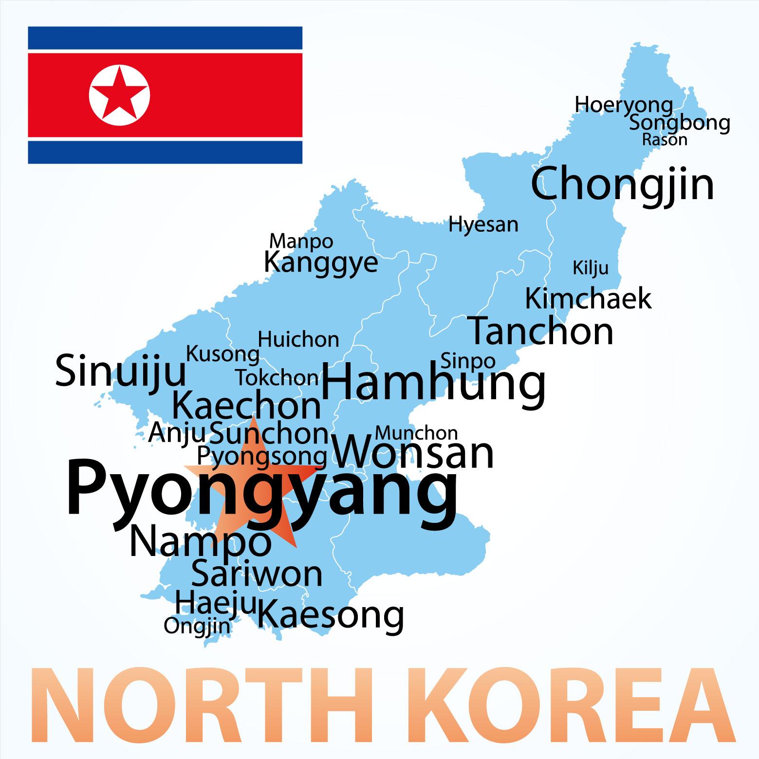 우리나라지도현수막(북한)-025-칭찬나라큰나라