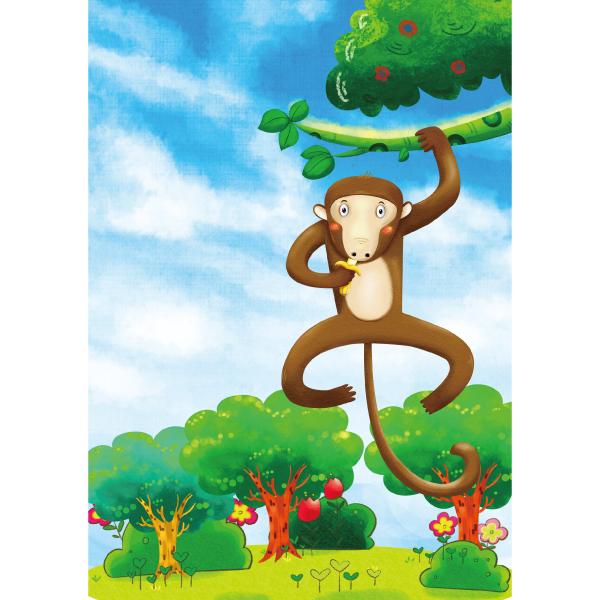 동물현수막 원숭이 154-칭찬나라큰나라