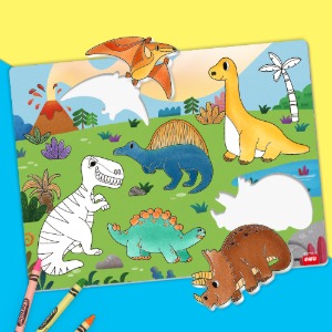 공룡 퍼즐 (활동지 포함) (최소주문 10개)-칭찬나라큰나라